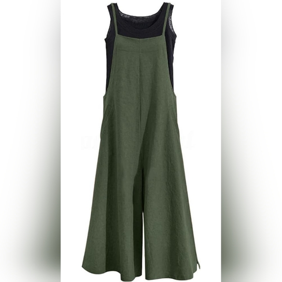 YESNO Wide Leg Jumpsuit Size 3X (More Like a 18/20) - Picture 4 of 6